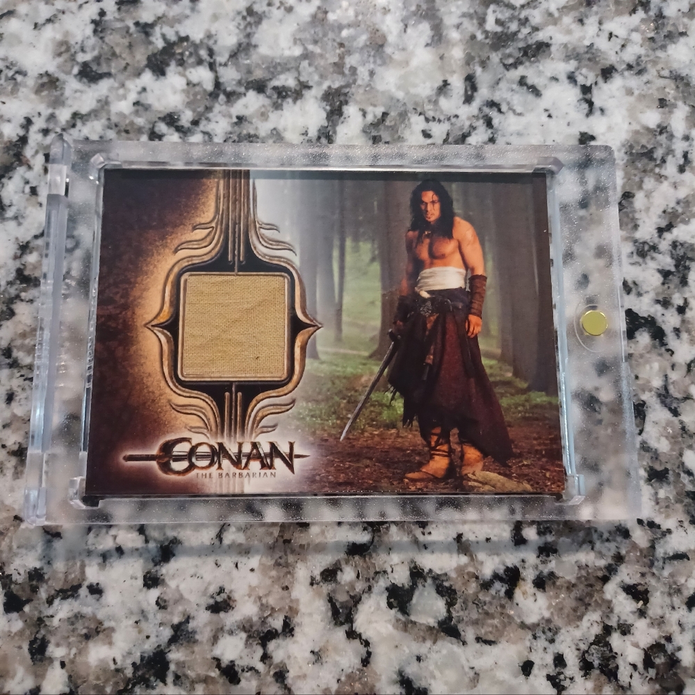 RARE! JASON MOMOA Conan Authentic Worn Piece of Bandage Card 246/300